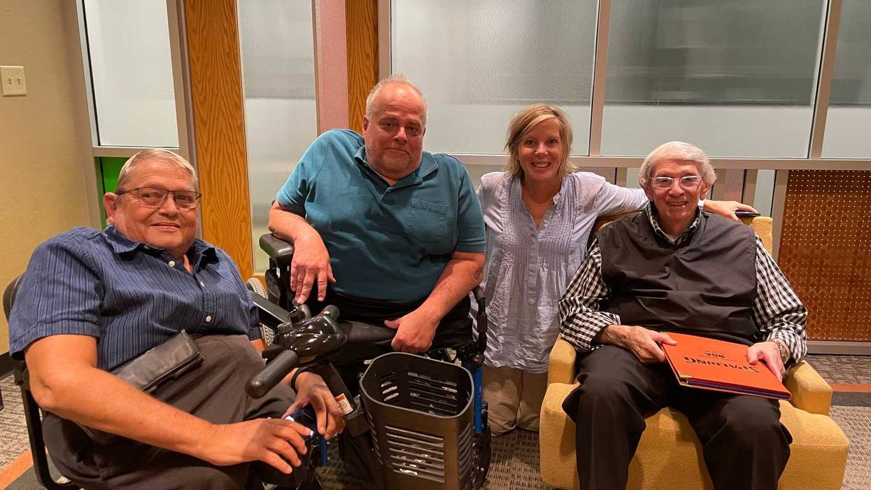 Disabled athletes Adapted Floor Hockey