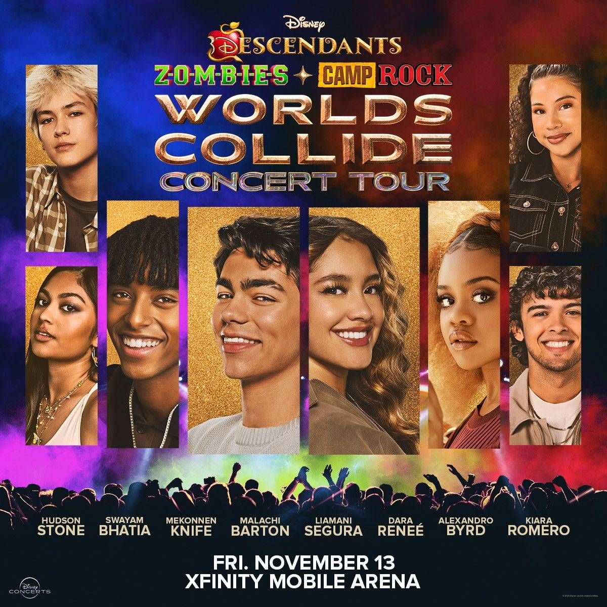 Disney Descendants, ZOMBIES & Camp Rock: Worlds Collide Concert Tour