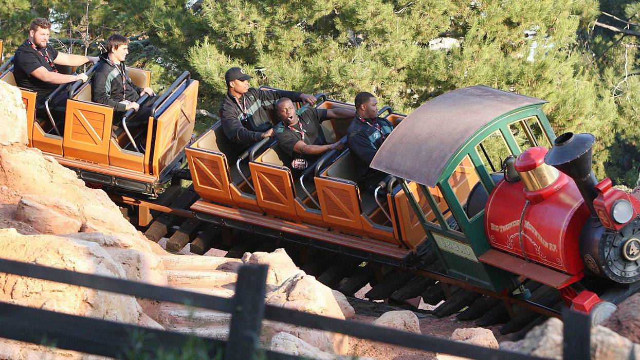 Disneyland's Big Thunder Mountain Railroad