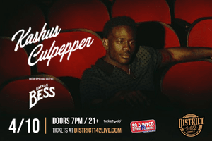 Kashus Calupepper at District 142 with Special Guest Nathan Bess