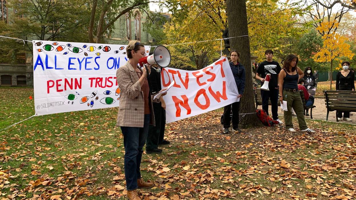 Divest protest