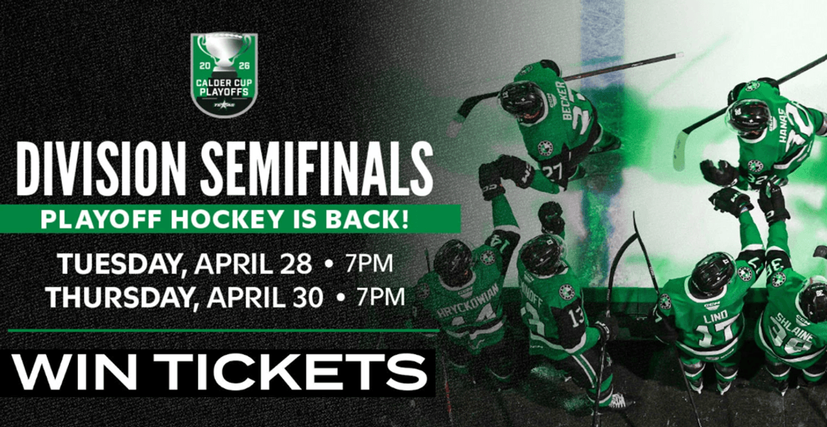 Division Semifinals Playoff Hockey is Back Tuesday April 28 and Thursday April 30