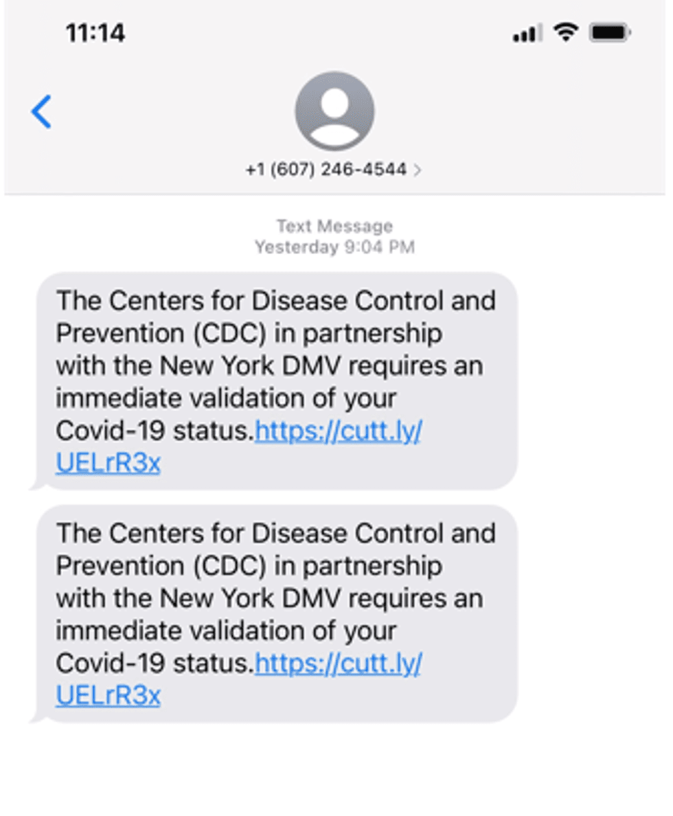DMV text