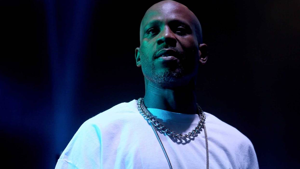 DMX performs onstage with DJ Snake during day 1 of the 2015 Coachella Valley Music And Arts Festival (Weekend 2) at The Empire Polo Club on April 17, 2015 in Indio, California