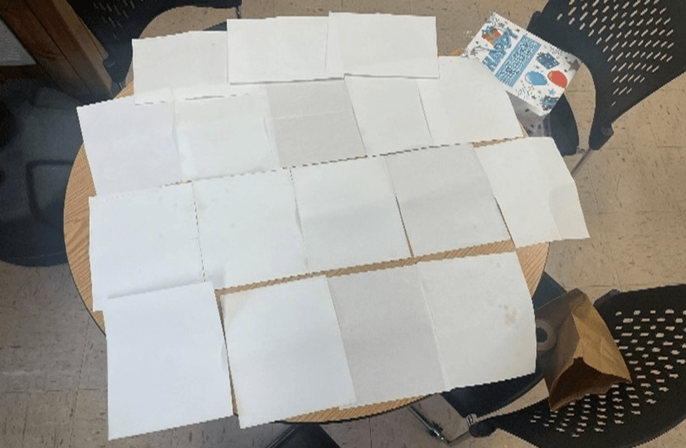 DOC employees searched BARRIENTOS