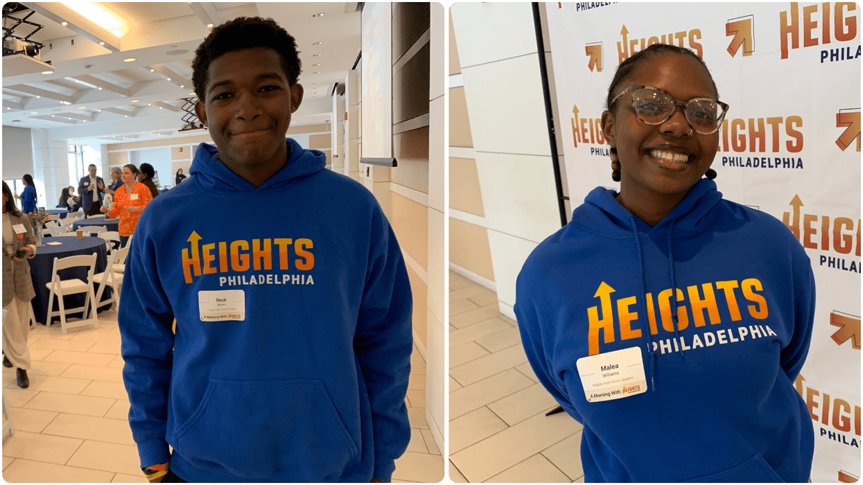 Dock Brown Jr. (left), Malea Williams (right)