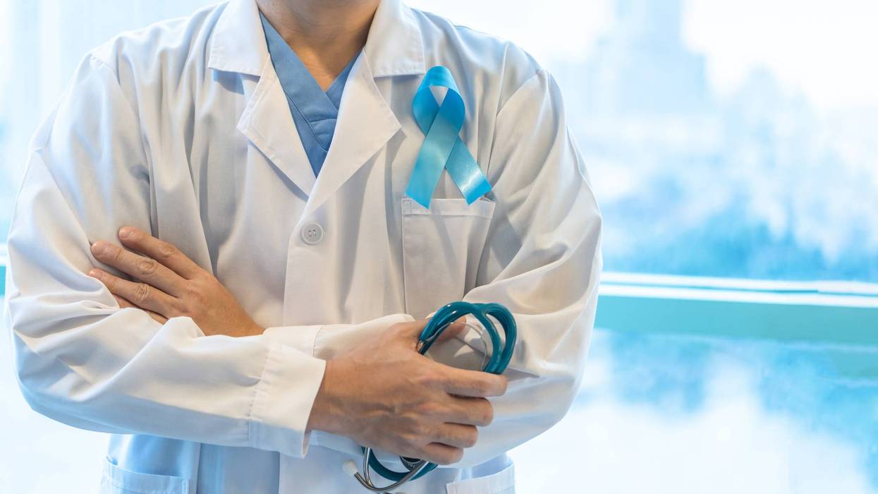 Doctor holding stethoscope
