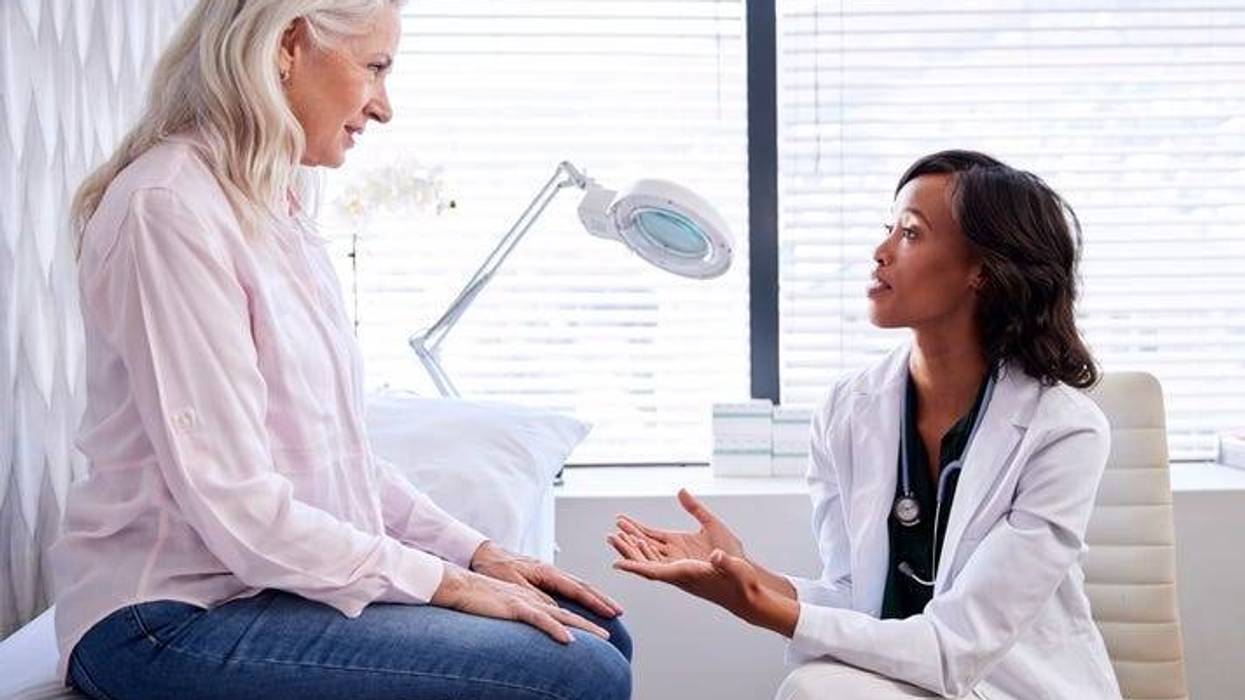Doctor meeting with patient