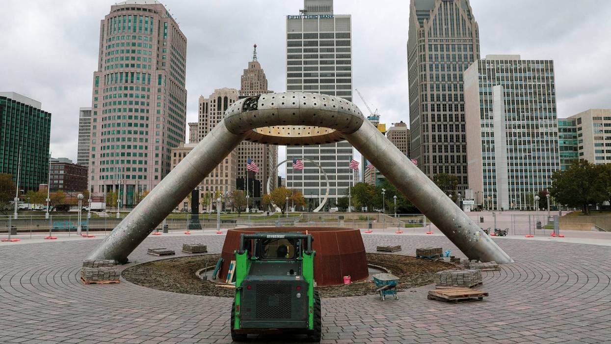 Dodge Fountain in Detroit's Hart Plaza