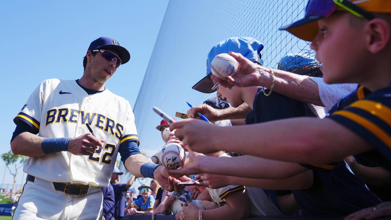 Dodgers Brewers Spring Baseball