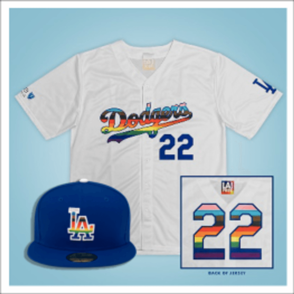 Dodgers pride uniforms