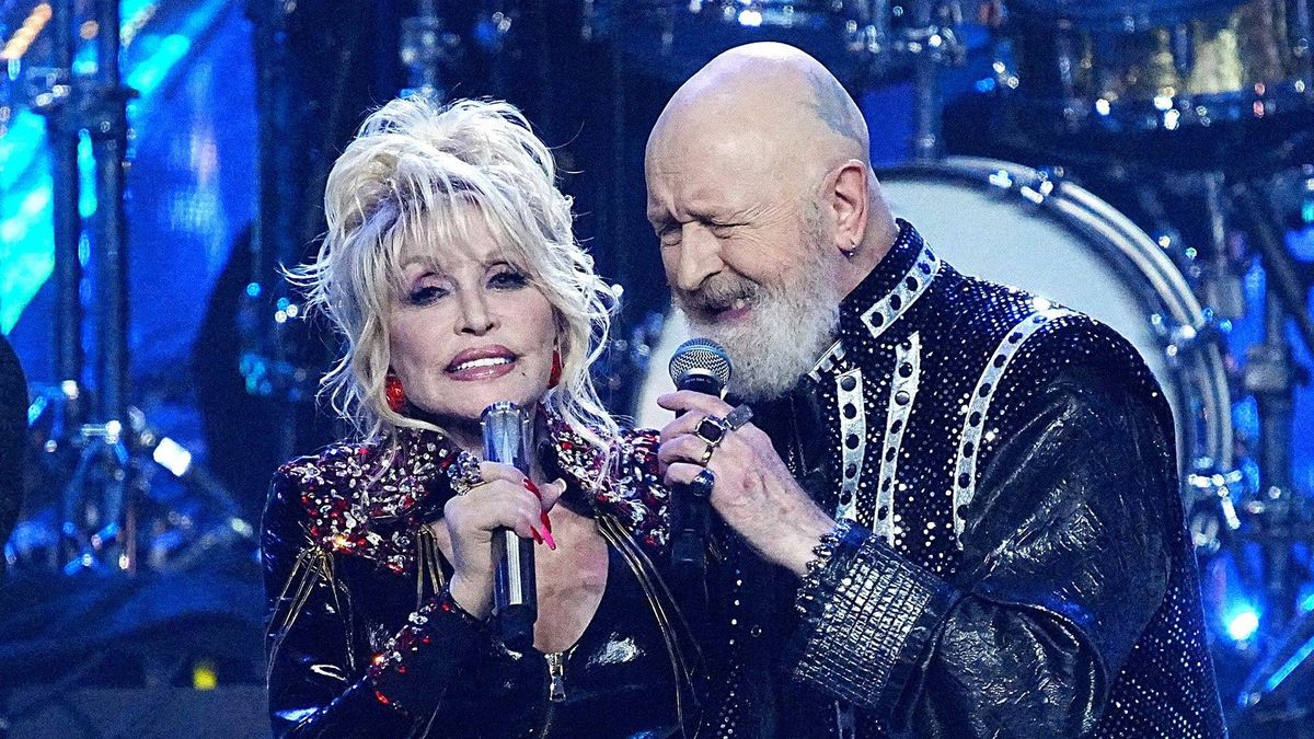 Dolly Parton and Rob Halford (Judas Priest)