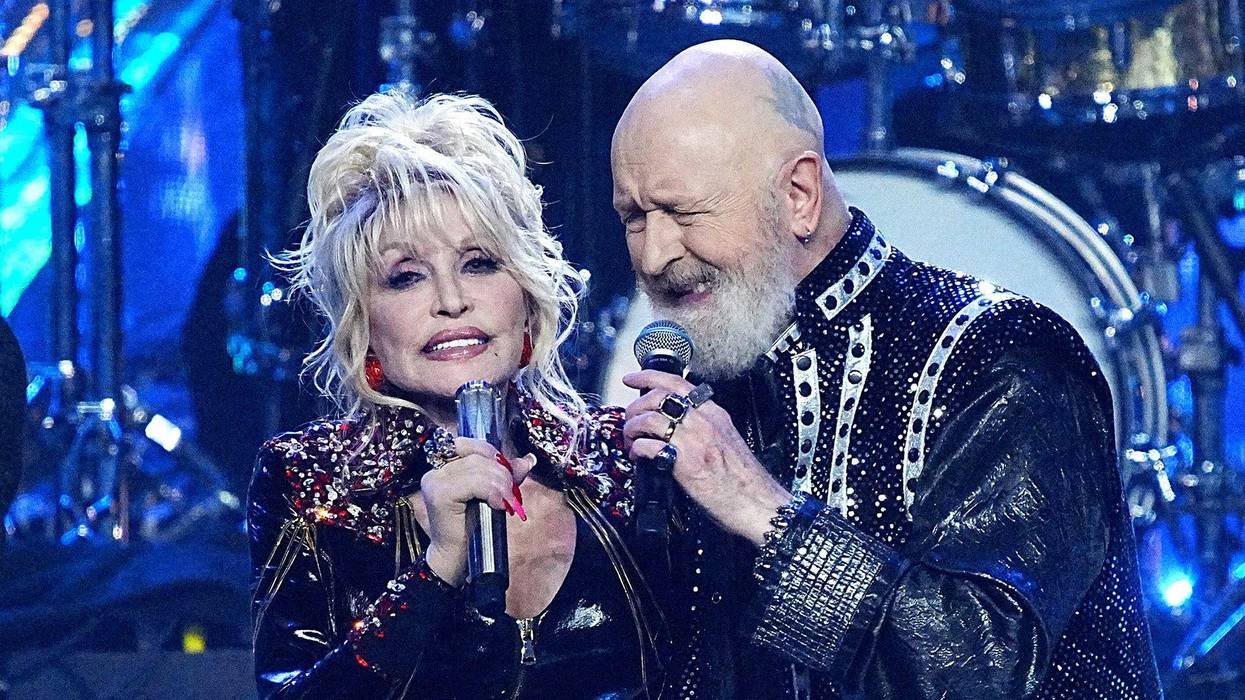 Dolly Parton and Rob Halford (Judas Priest)