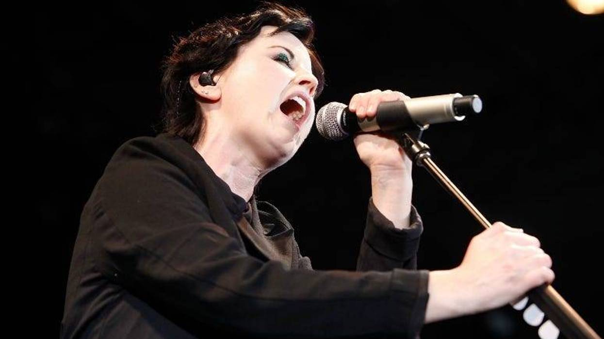 Dolores O'Riordan from The Cranberries performs during F1 Rocks! Melbourne at Sidney Myer Music Bowl on March 17, 2012