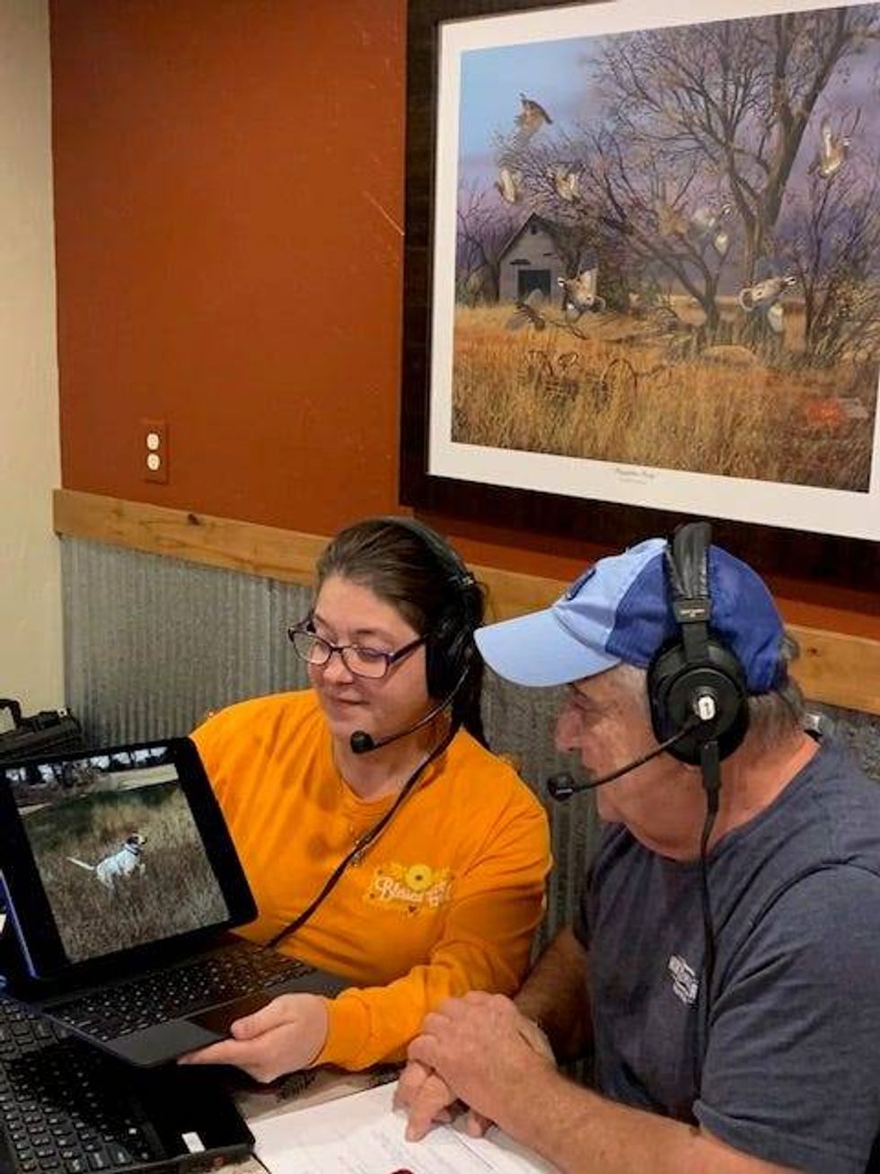 Don and his daughter Cheri co-hosting Louisiana Great Outdoors