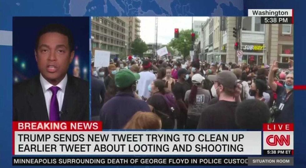 No Shock Here, CNN Blames Trump For Thugs Who Are Rioting And Looting