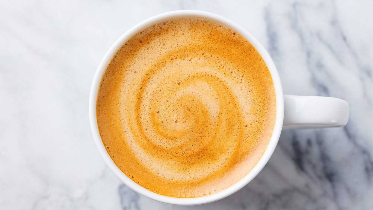 Don't worry, there are no images of nude people in this cappuccino stock photo.