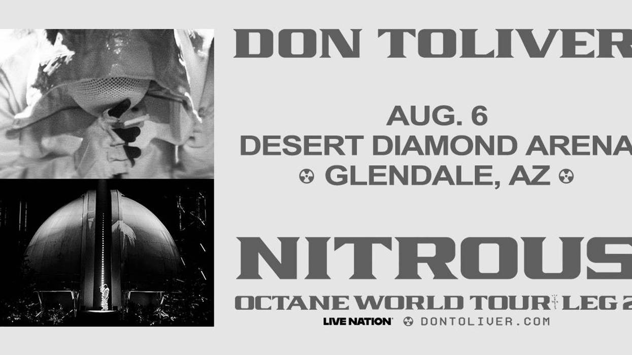 Don Toliver: Nitrous Octane World Tour Leg 2 concert poster. Aug 6, Desert Diamond Arena, Glendale, AZ.