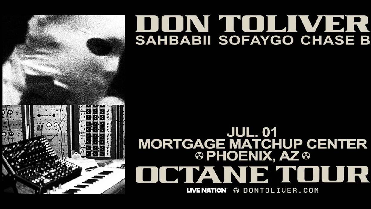 Don Toliver Octane Tour concert poster feat. Sahbabii, SoFaygo. Jul 01, Phoenix, AZ.