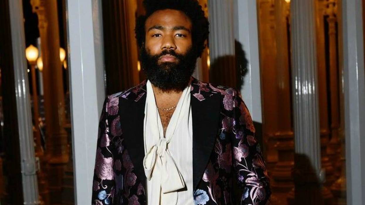 Donald Glover, wearing Gucci, attends the 2019 LACMA Art + Film Gala