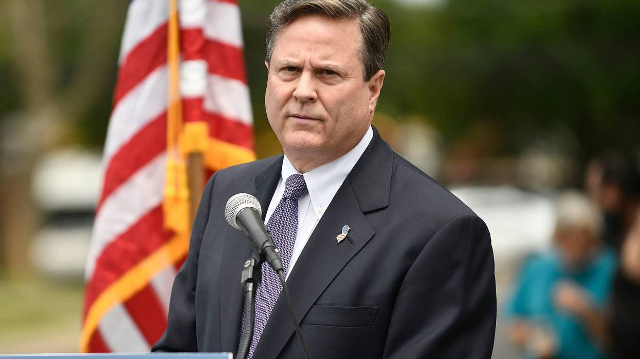 Donald Norcross speaks during a press conference in June 2021.