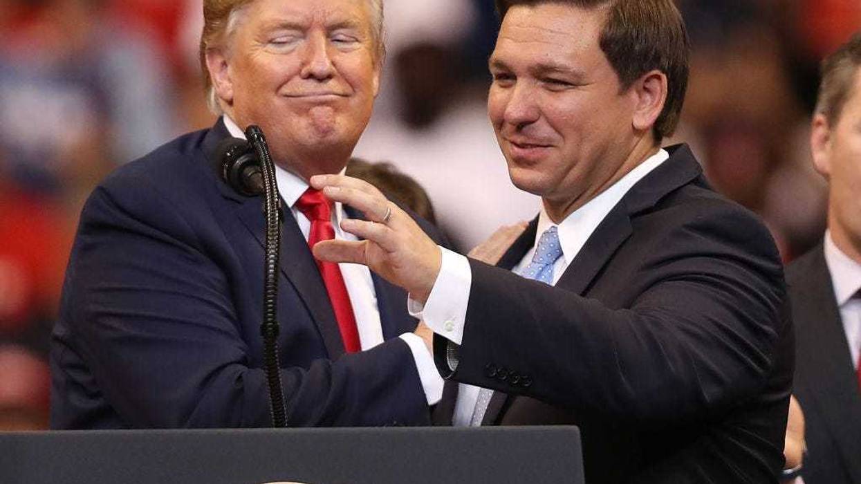 Donald Trump and Ron DeSantis