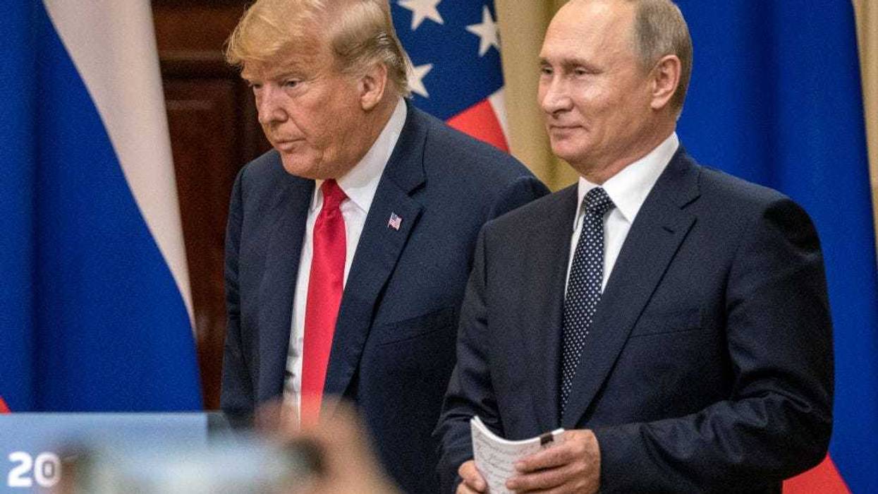 Donald Trump and Vladimir Putin