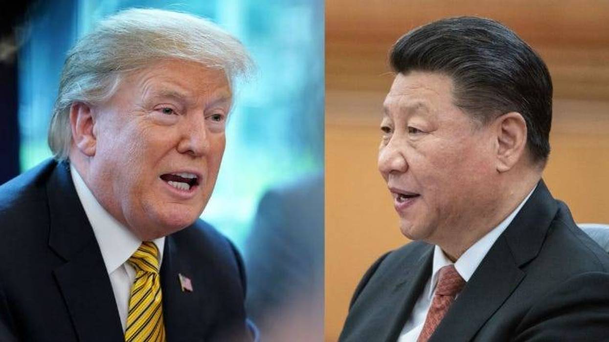 Donald Trump and Xi Jinping