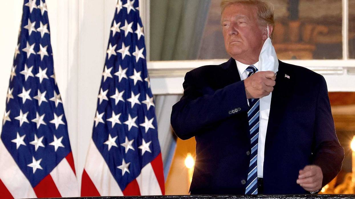 Donald Trump at the White House on Oct. 5. 2020.