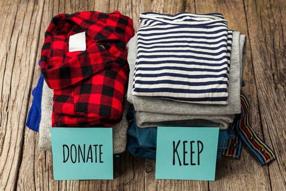 donate clothes