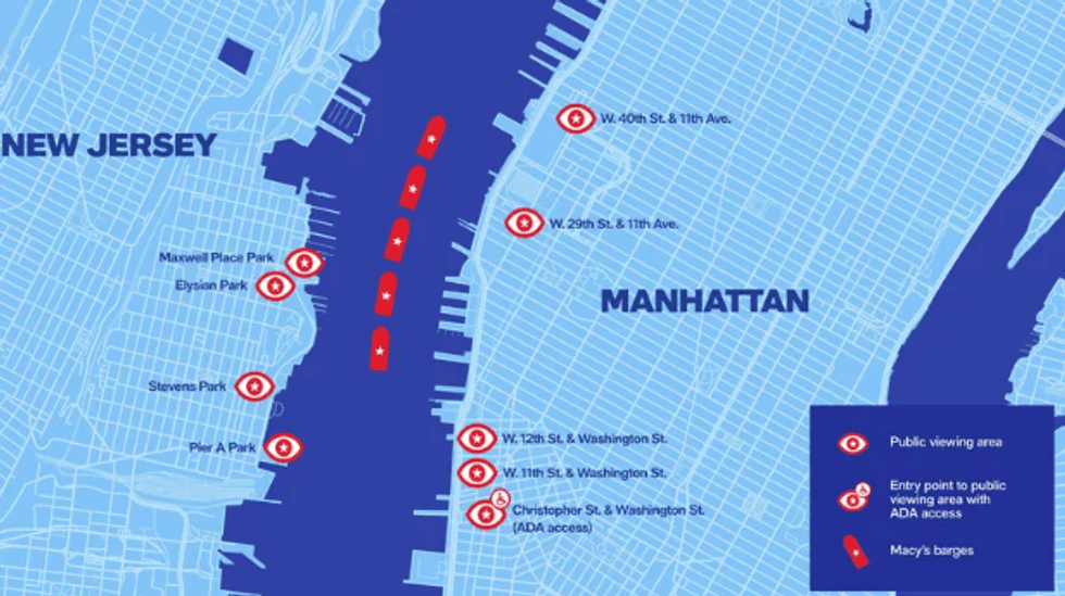 donde ver los fuegos artificiales del 4 dejulio en nyc