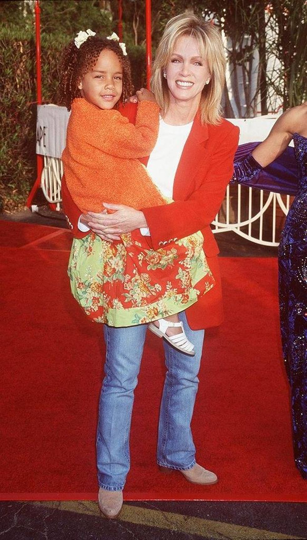 Donna Mills and Chloe in 1999