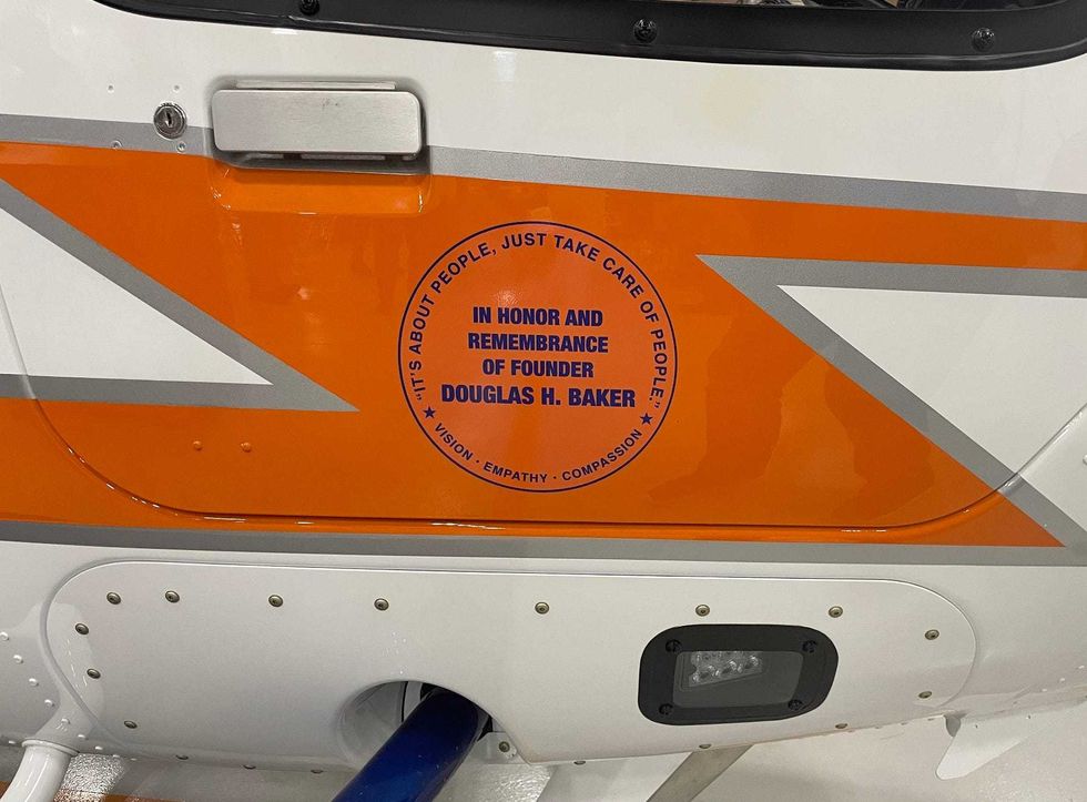 Doug Baker memorial on Mercy Flight