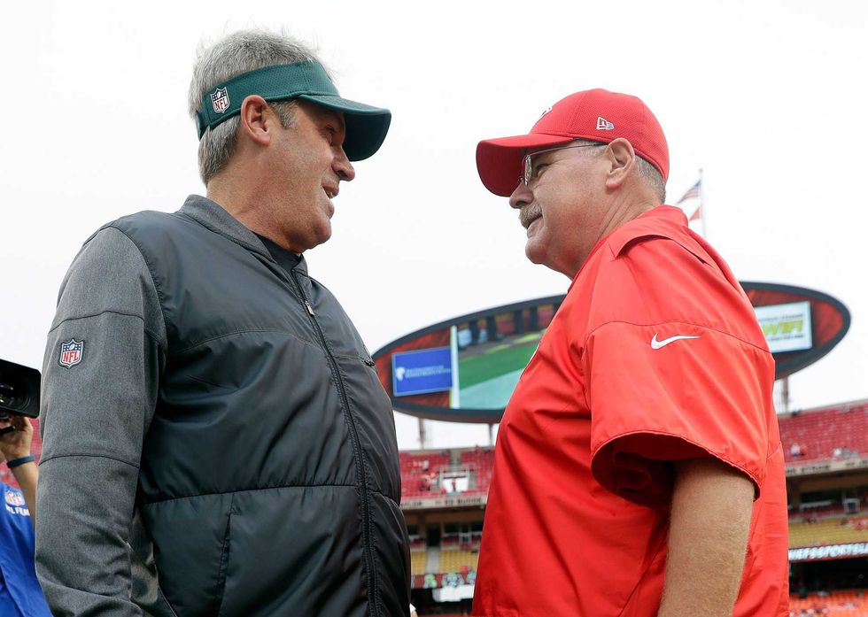 Doug Pederson and Andy Reid