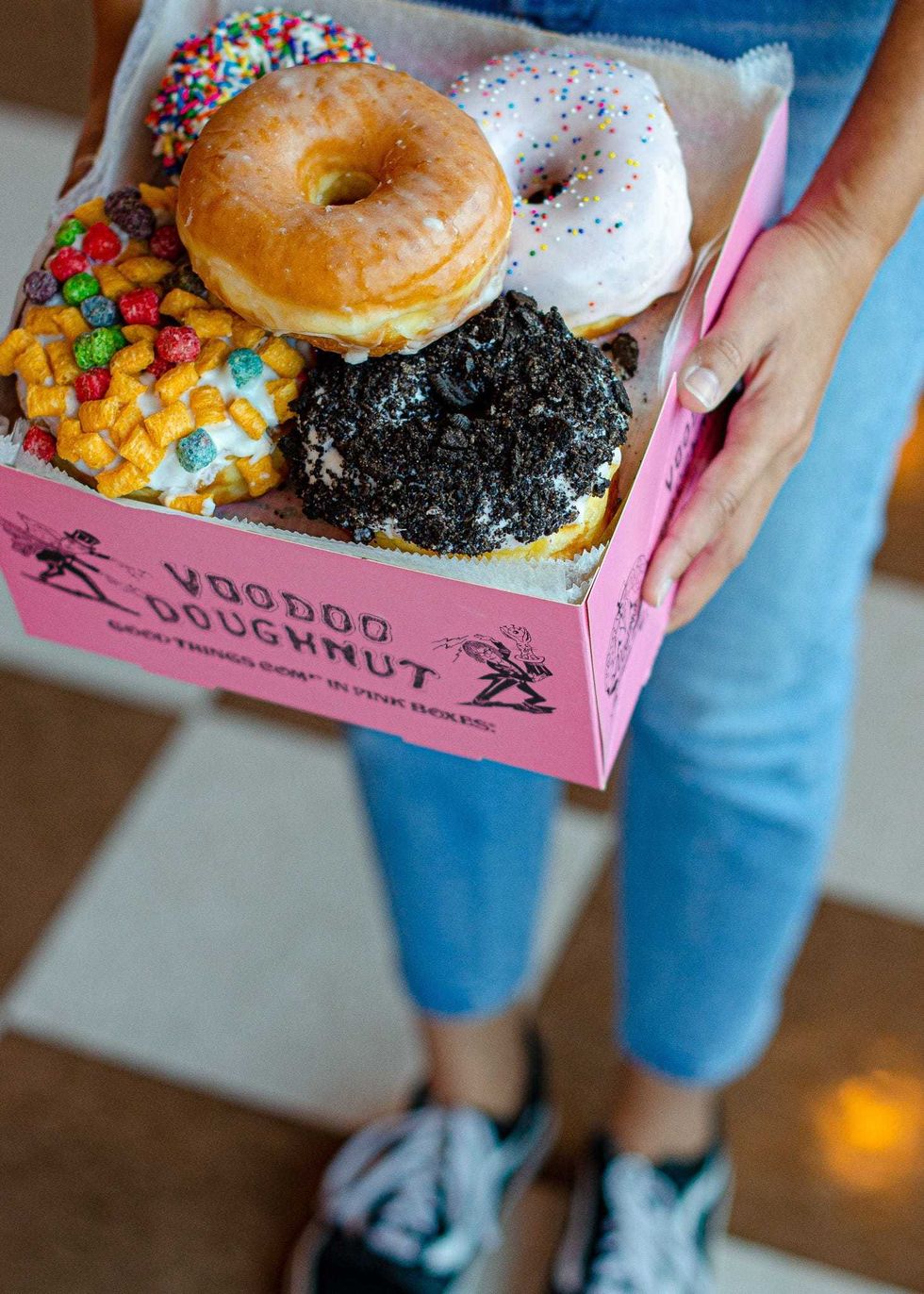 doughnuts in box