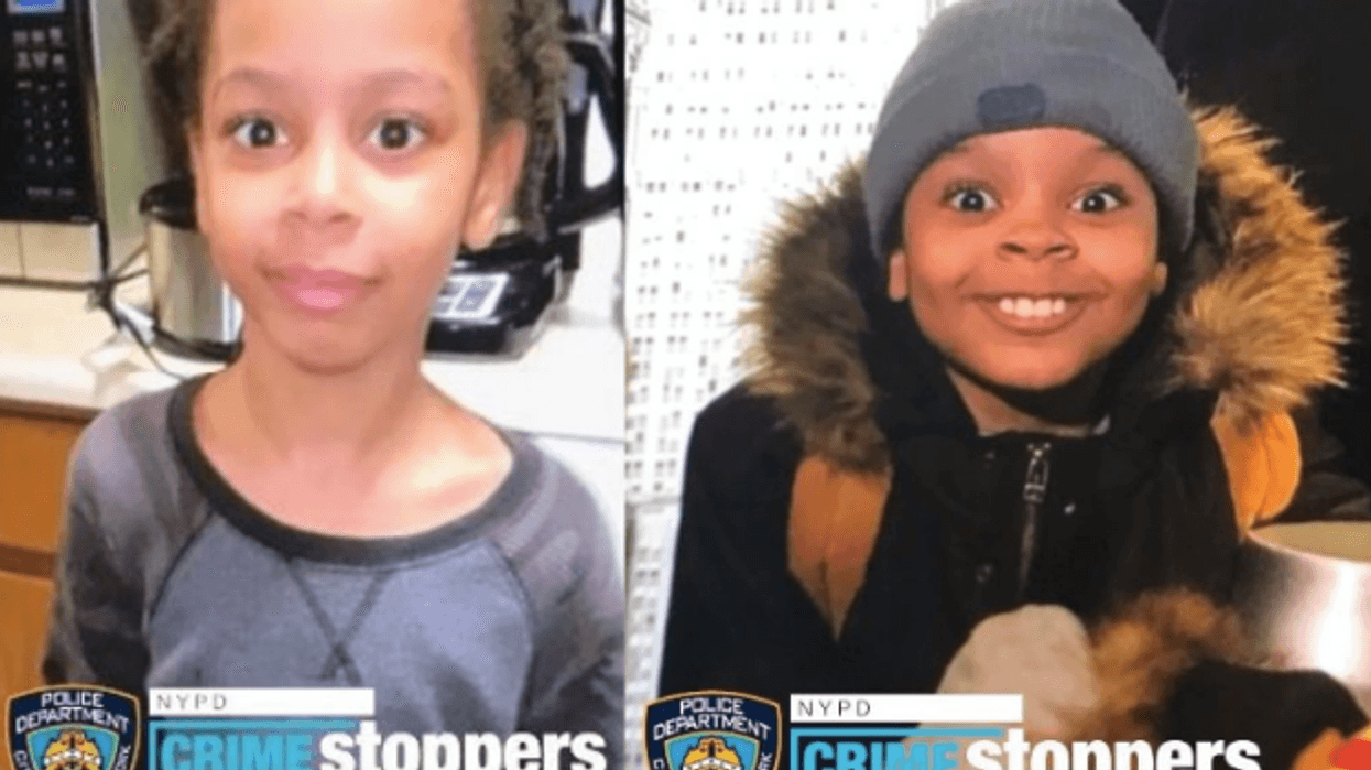 Douglas Latta, 7 and his brother Douglin Latta, 9.