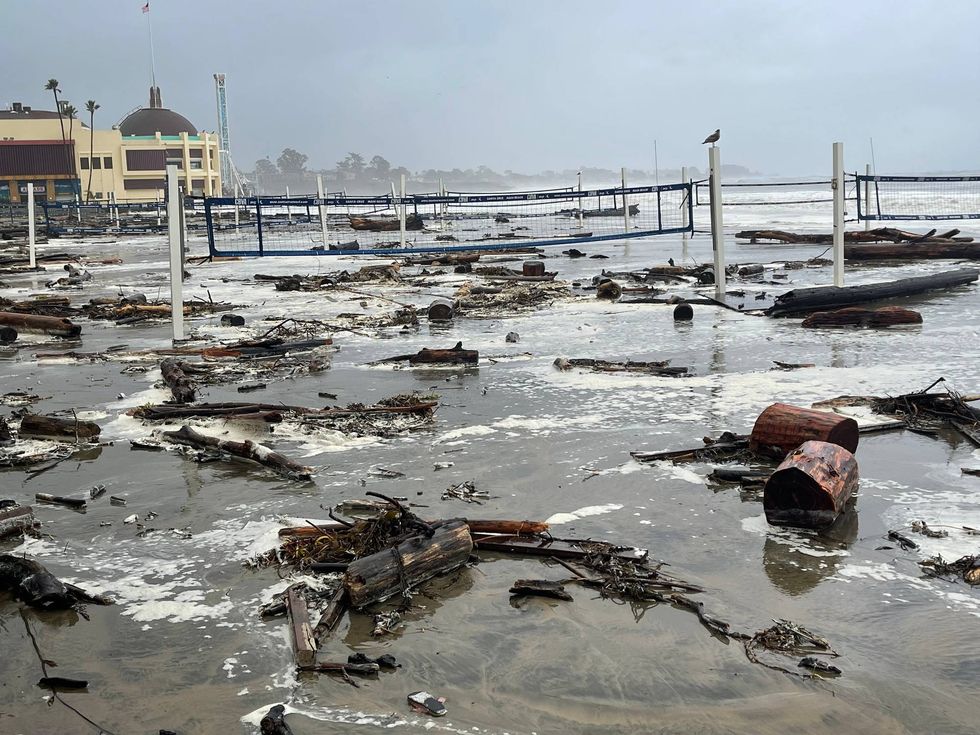 Down south, Santa Cruz County suffered major damage overnight along the coastline, including on the piers in Capitola and Seacliff.
