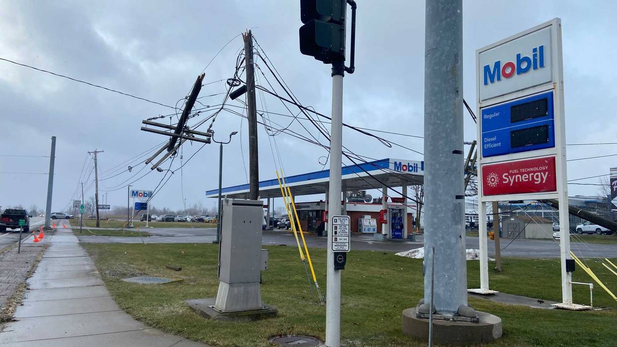 Downed power lines