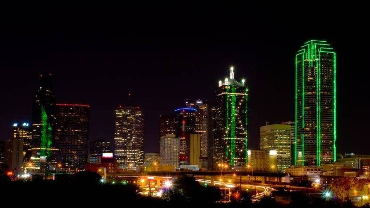 Downtown Dallas at night