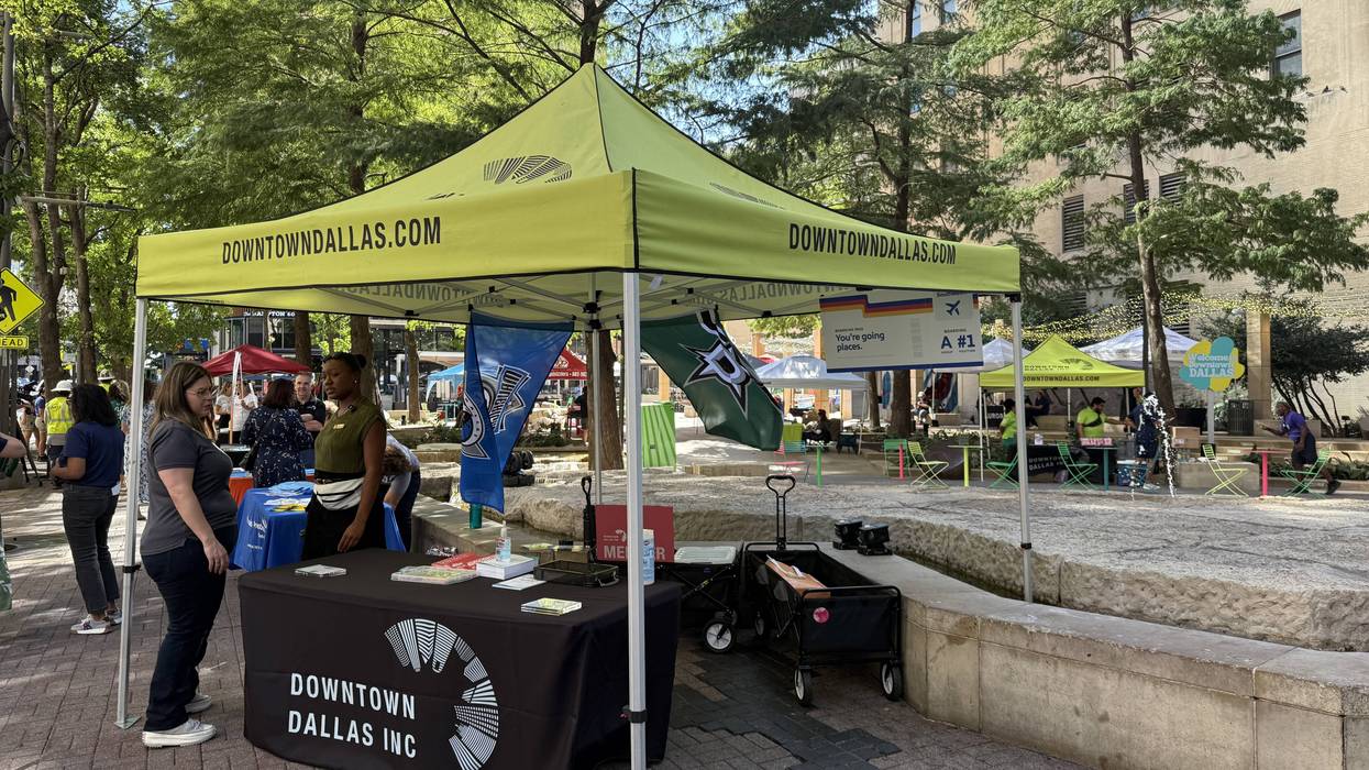 Downtown Dallas Day of Giving at Pegasus Plaza
