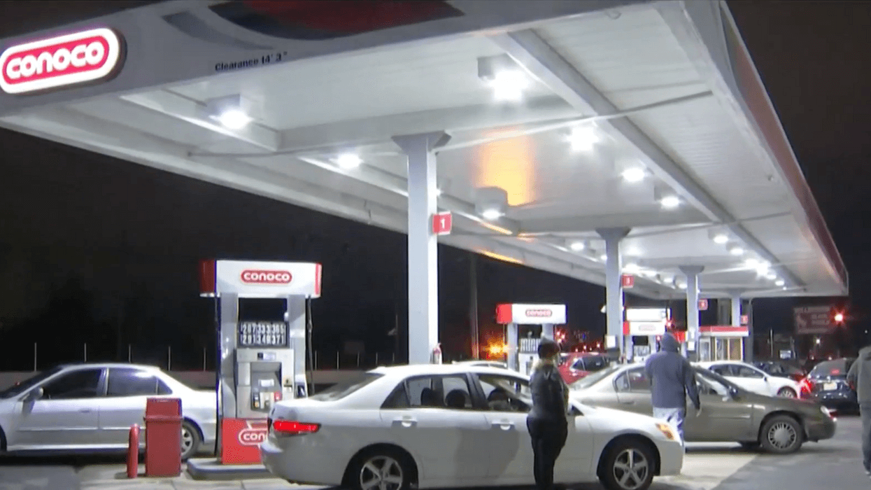 Dozens of cars break down after filling up with floodwater-contaminated gas