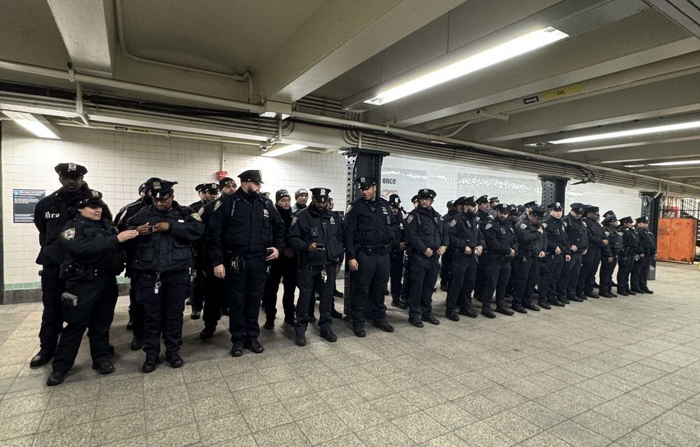 Dozens of officers were ready for deployment