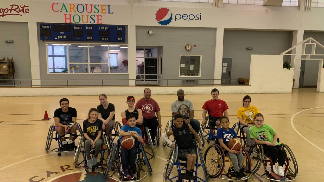 Dozens of young basketball players are in Philadelphia this weekend competing for the chance to play in a national championship tournament this spring.