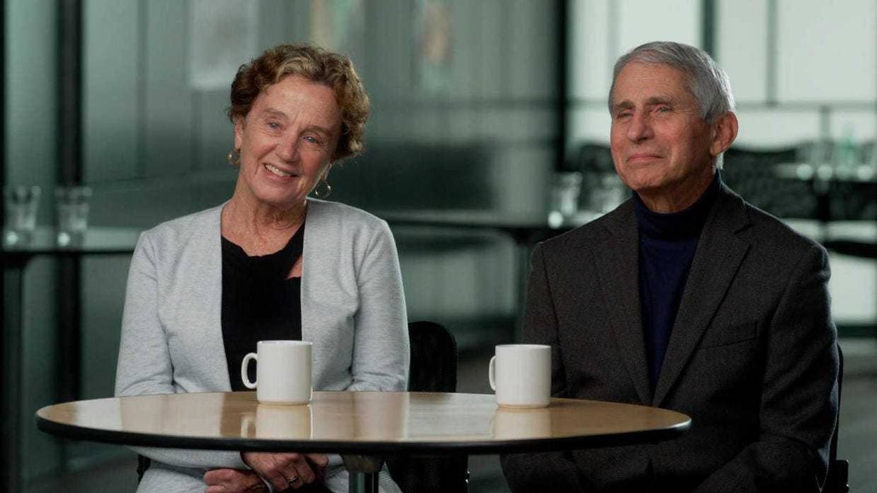 Dr. Anthony Fauci and his wife, Dr. Christine Grady