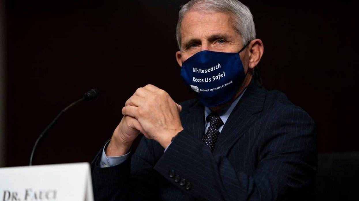 Dr. Anthony Fauci, director of the National Institute of Allergy and Infectious Diseases, testifies at a hearing of the Senate Health, Education, Labor and Pensions Committee on September 23, 2020 in Washington, DC.