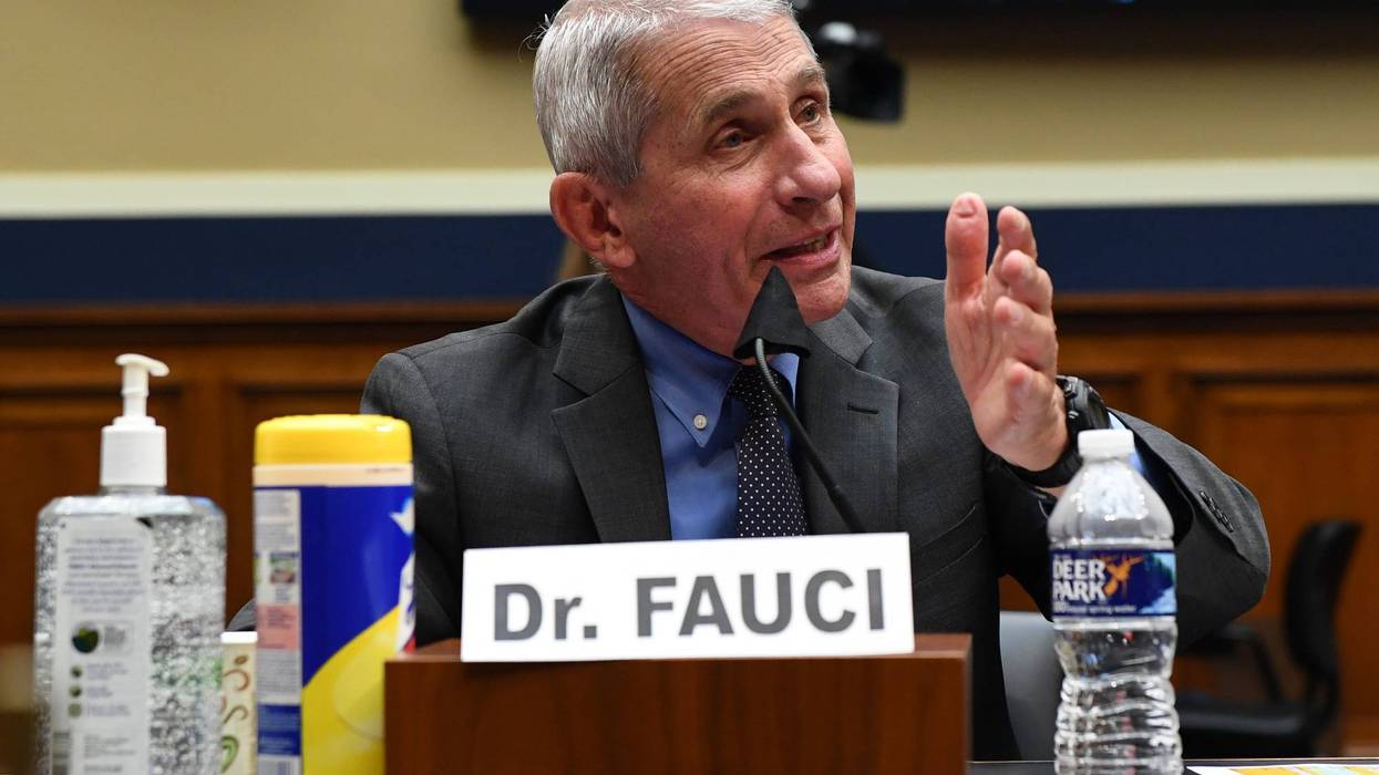 Dr. Anthony Fauci, director of the National Institute of Allergy and Infectious Diseases, testifies at a hearing of the U.S. House Committee on Energy and Commerce on Capitol Hill on June 23, 2020 in Washington, DC.