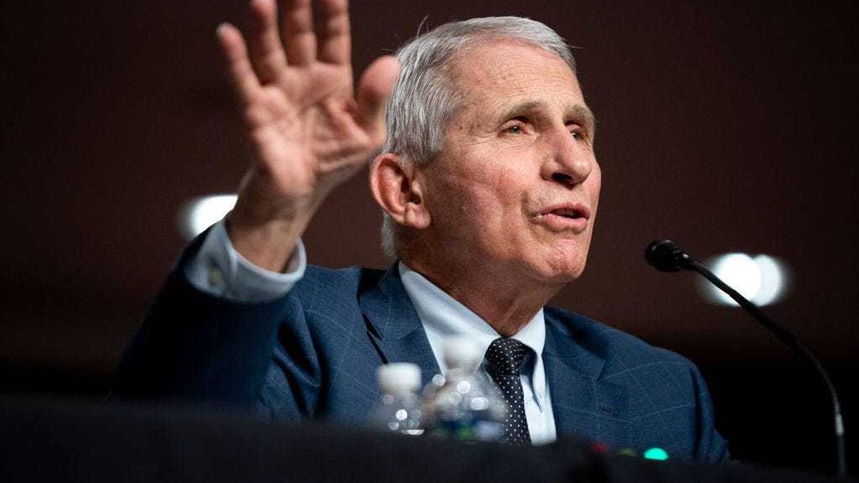 Dr. Anthony Fauci, White House Chief Medical Advisor and Director of the NIAID, testifies at a Senate Health, Education, Labor, and Pensions Committee hearing on Capitol Hill on January 11, 2022 in Washington, D.C.
