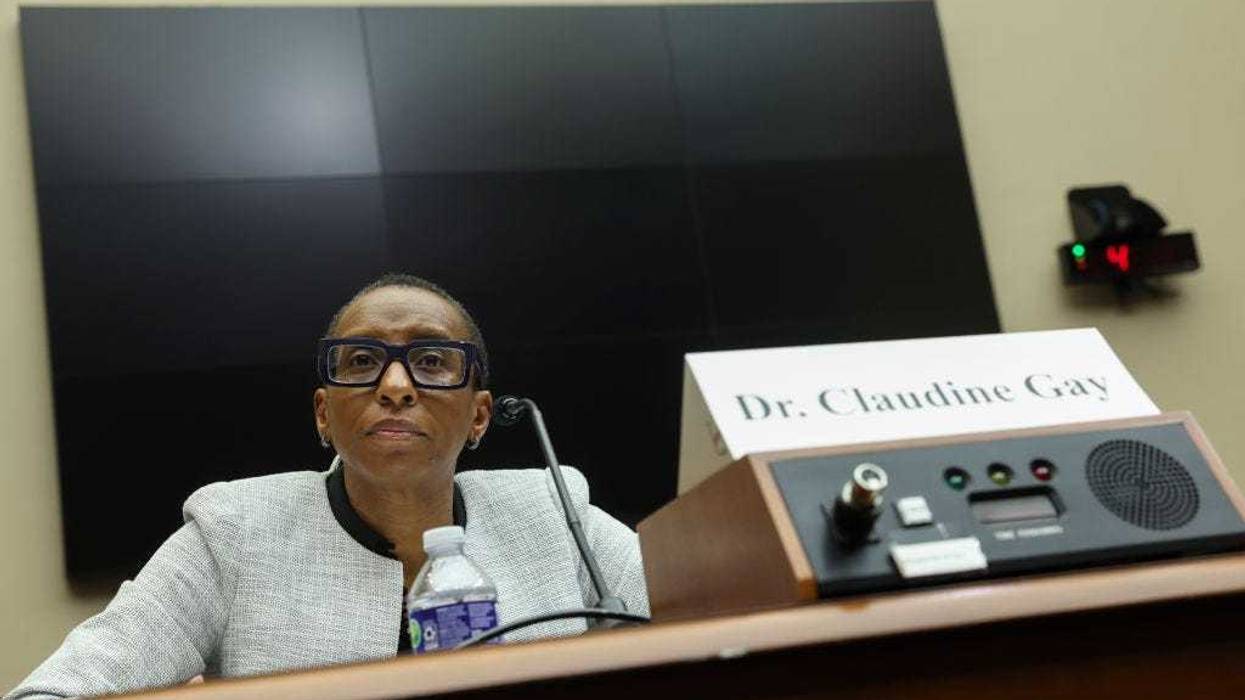 Dr. Claudine Gay, President of Harvard University, testifies before the House Education and Workforce Committee at the Rayburn House Office Building on December 05, 2023 in Washington, DC.