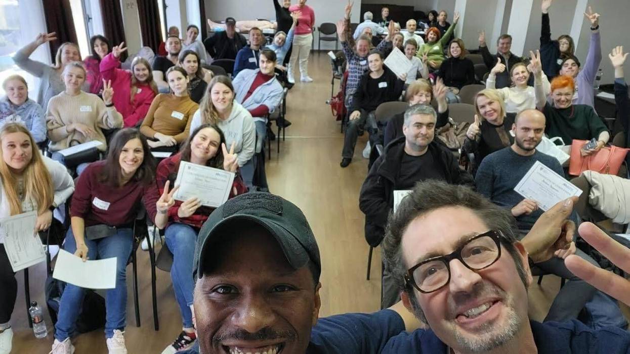 Dr. Josh Rempell (front, right).
