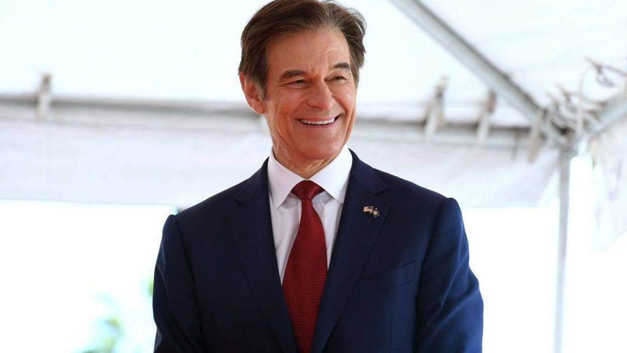 Dr. Mehmet Oz receives a star on the Hollywood Walk of Fame on February 11, 2022 in Hollywood, California. (Photo by JC Olivera/Getty Images)